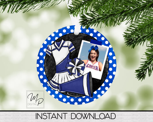 10 Colors Cheerleader PNG Digital Download for Sublimation of Ornaments, Wall Hanging, Keychains