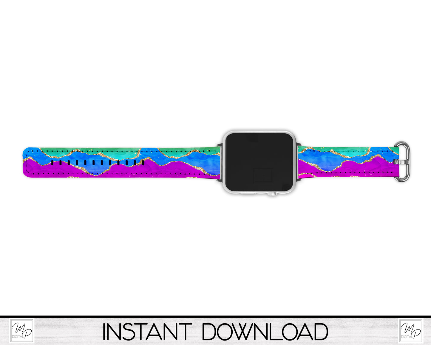 Agate PNG for Sublimation of Watchbands, Digital Download