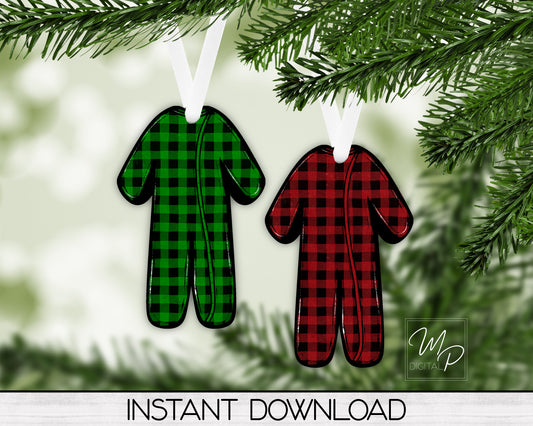 Christmas Pajamas PNG Design Bundle for Sublimation, Digital Download