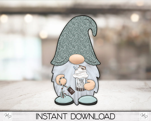 S'more Gnome PNG Sublimation Digital Design Download