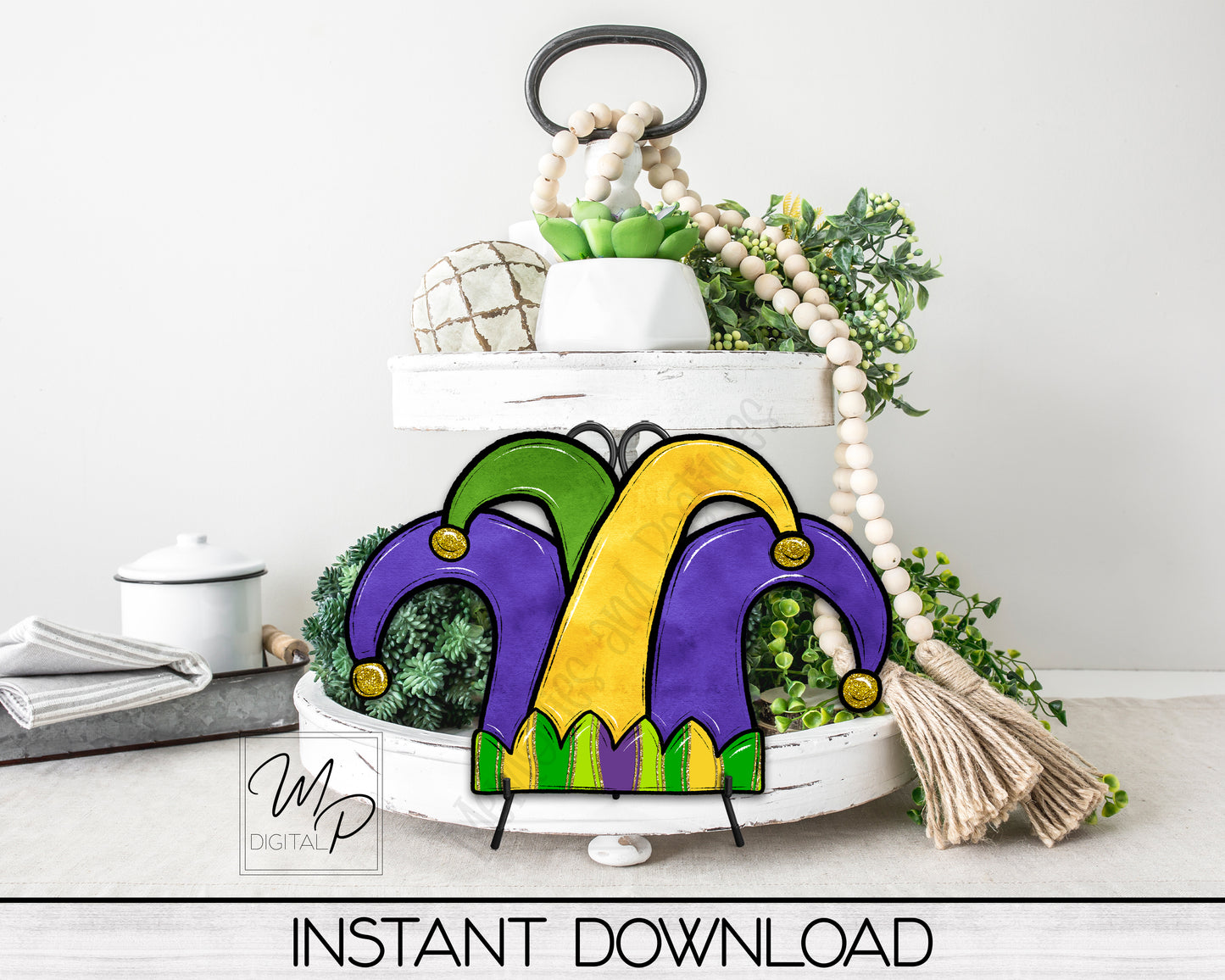 Mardi Gras Tiered Tray BUNDLE PNG for Sublimation, Digital Download