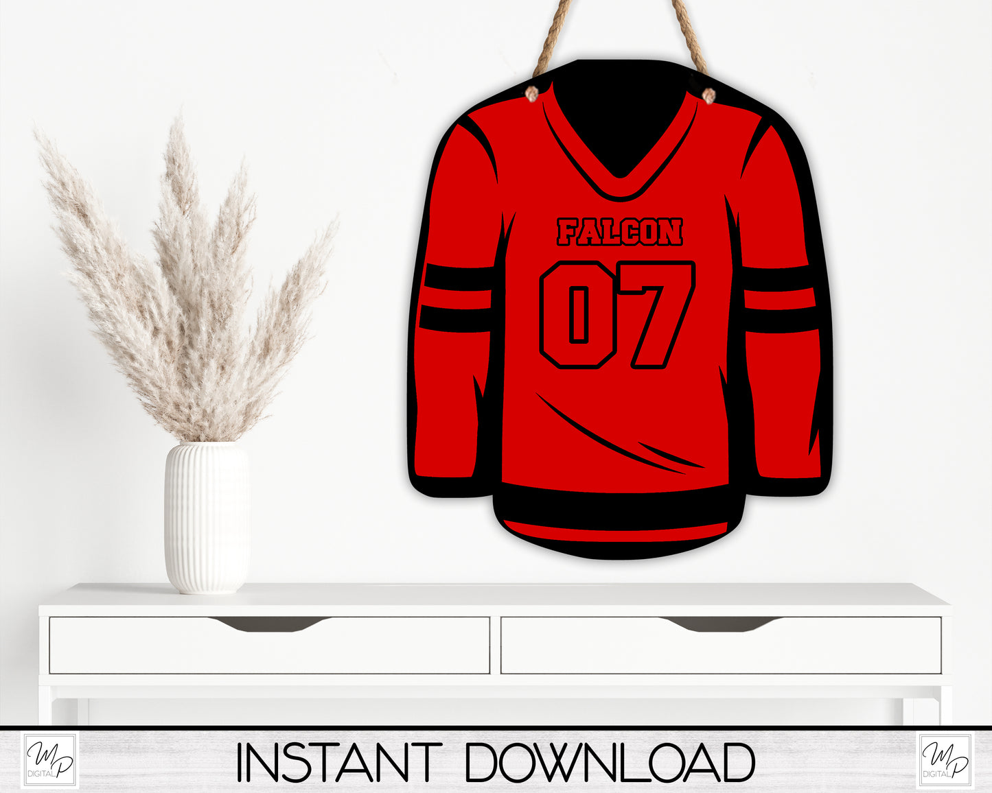 Hockey Jersey Earring / Sign Design for Sublimation, Digital Download