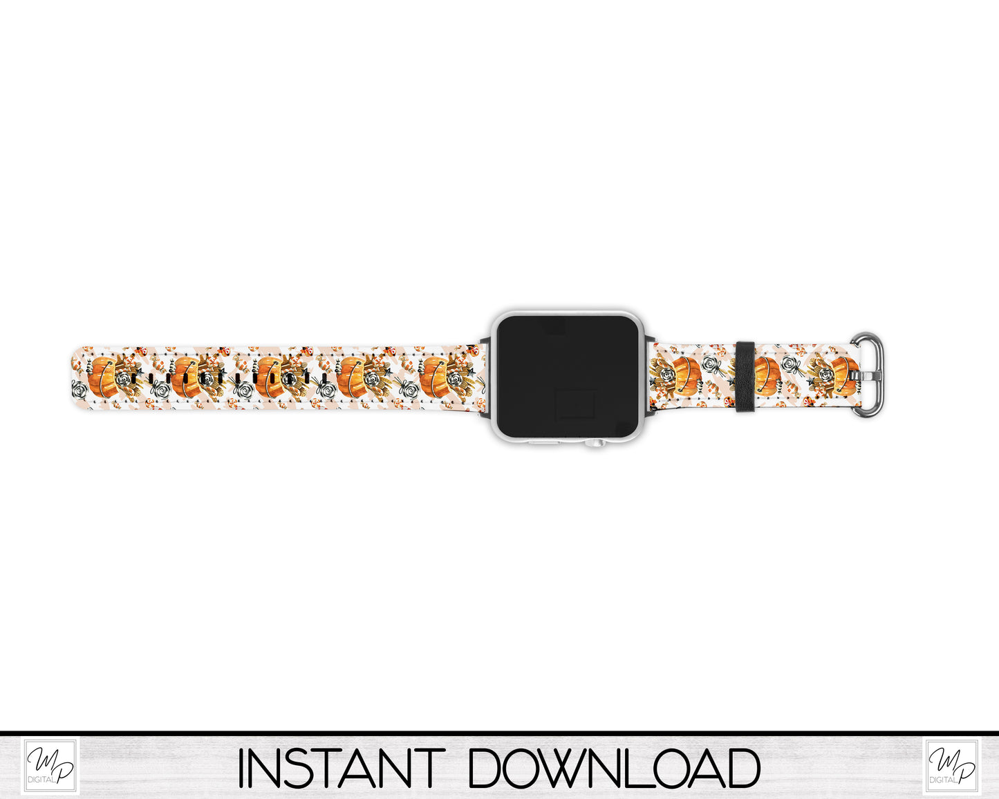 Halloween Digital Sublimation PNG for Smart Watchbands - Instant Download