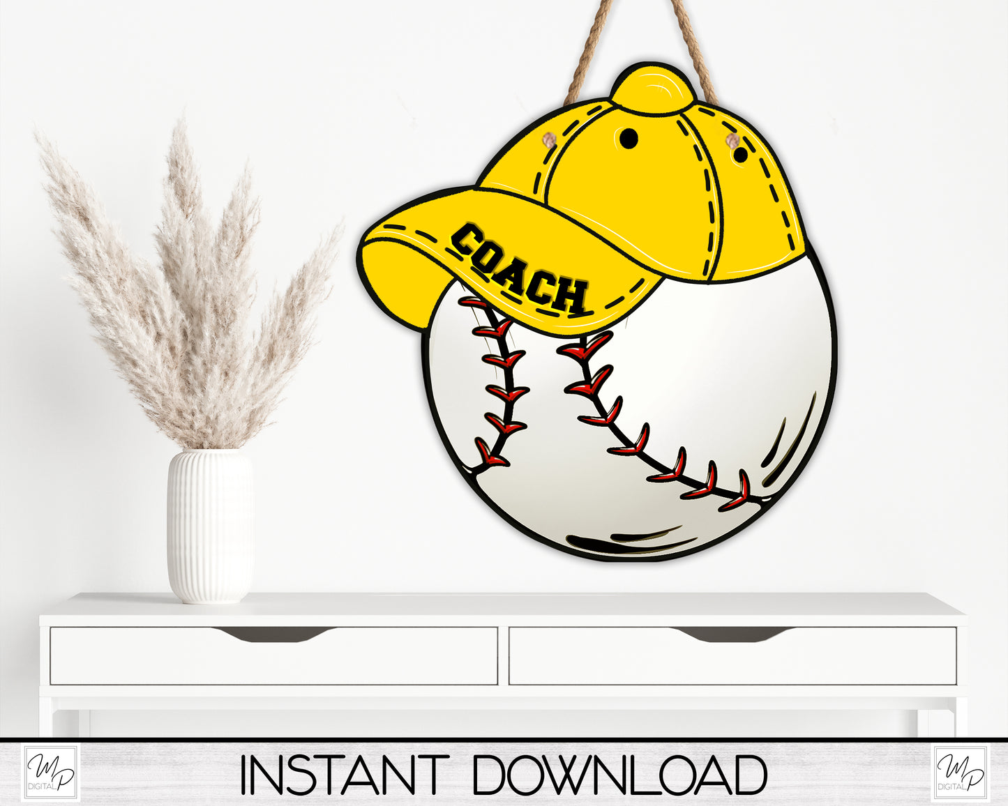 Baseball and Hat for Coach PNG Design Bundle for Sublimation of Signs, Earrings, Digital Download