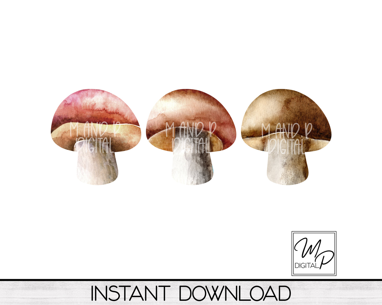 Mushroom Earring PNG Design Bundle for Sublimation, Digital Download