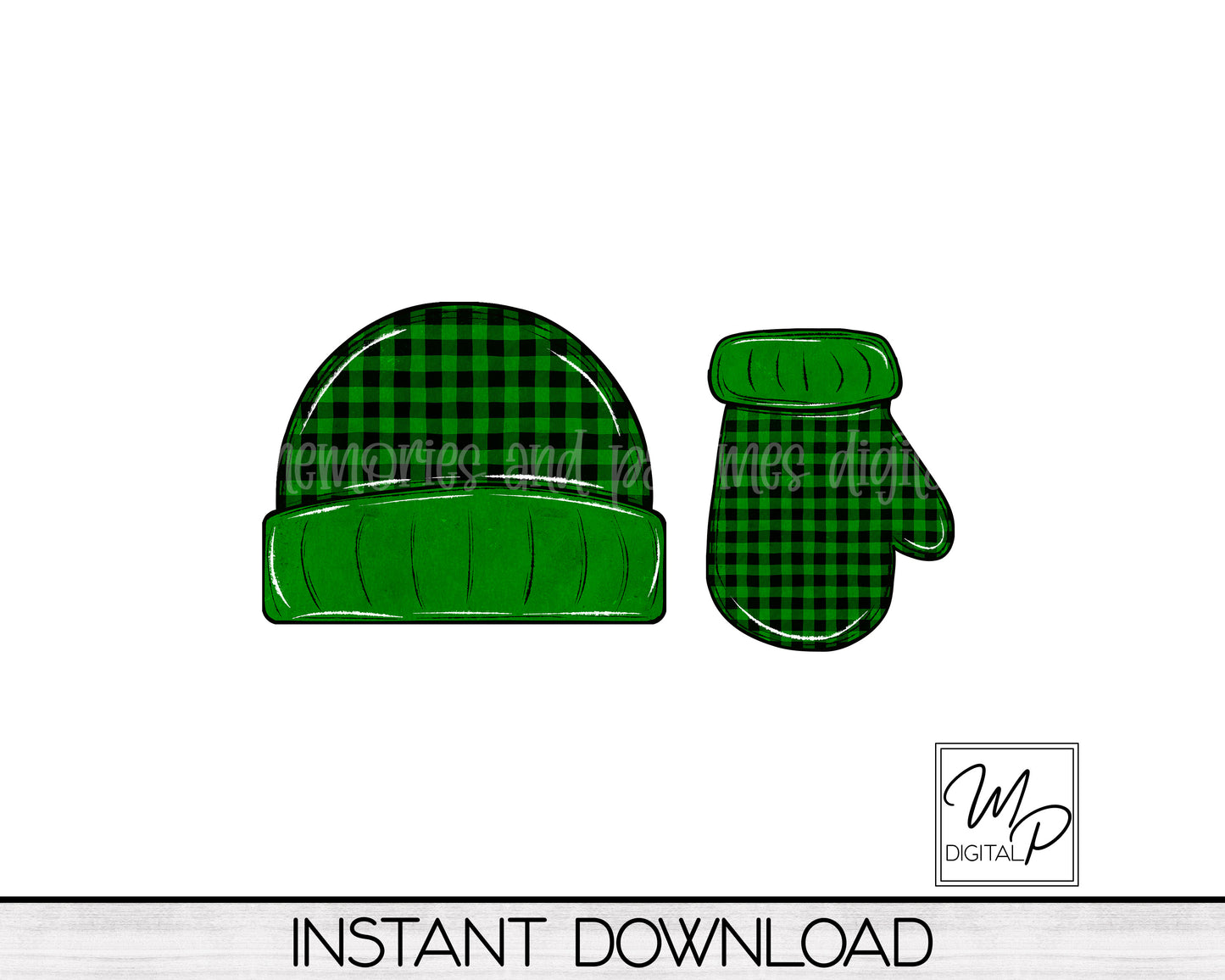 Matching Beanie and Mitten Earring Design for Sublimation, Digital Download