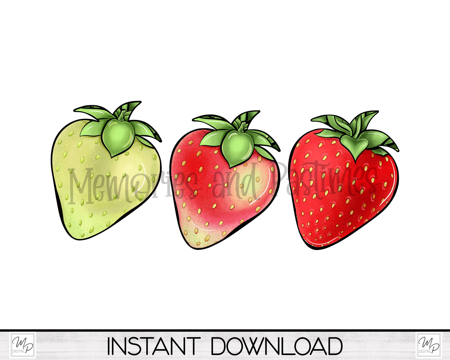 Strawberry Earring Design Bundle, PNG Sublimation Design Bundle, Digital Download