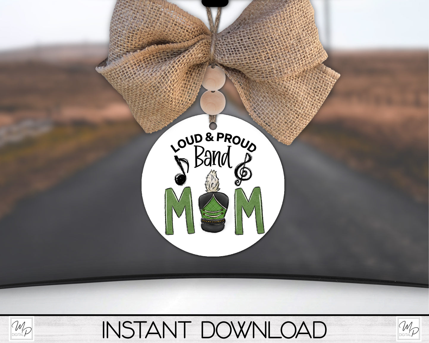 Band Mom Bundle PNG Sublimation Design for T-Shirts, Totes, Car Charms, Digital Download