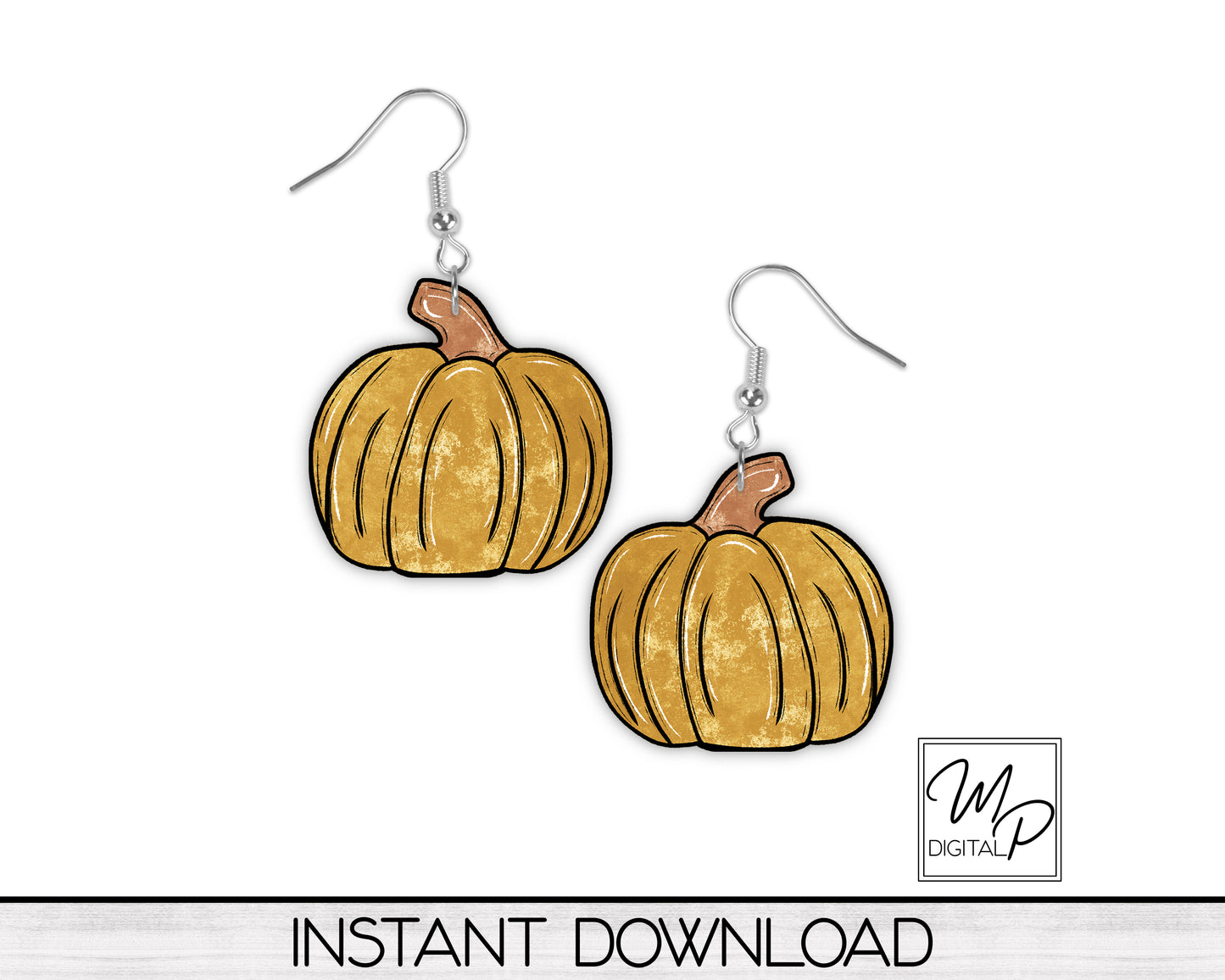 Fall Pumpkins Earring Design BUNDLE for Sublimation