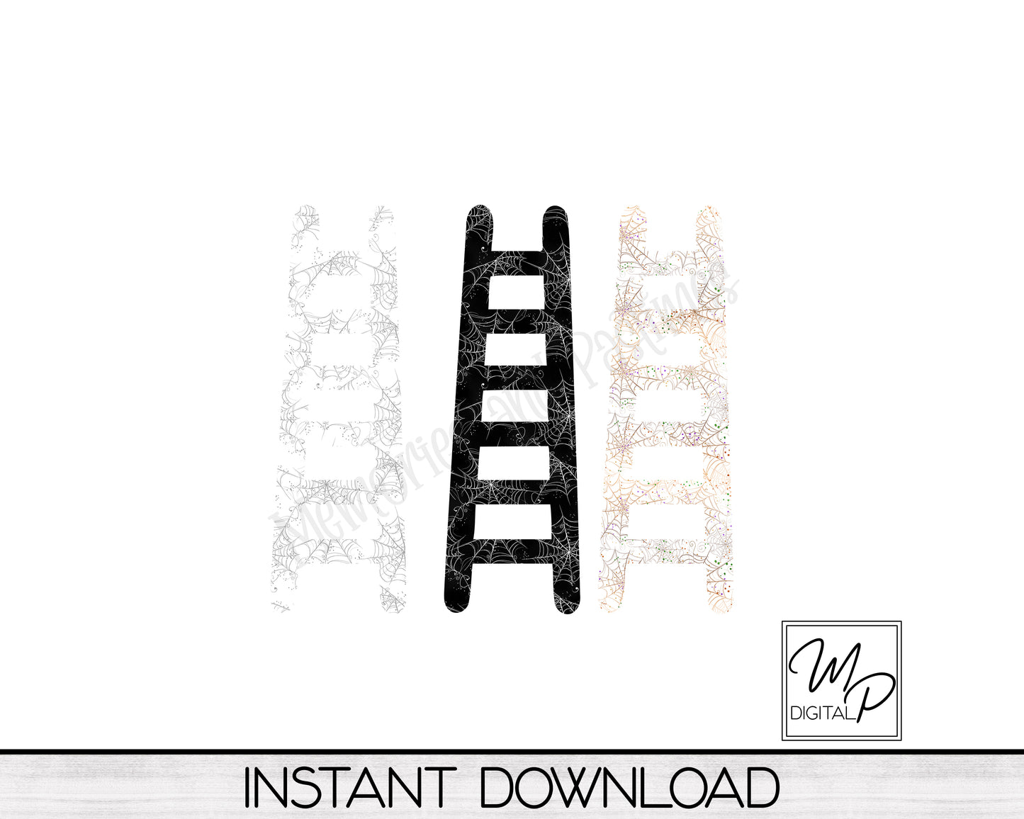Halloween Ladder PNG, Digital Download for Sublimation