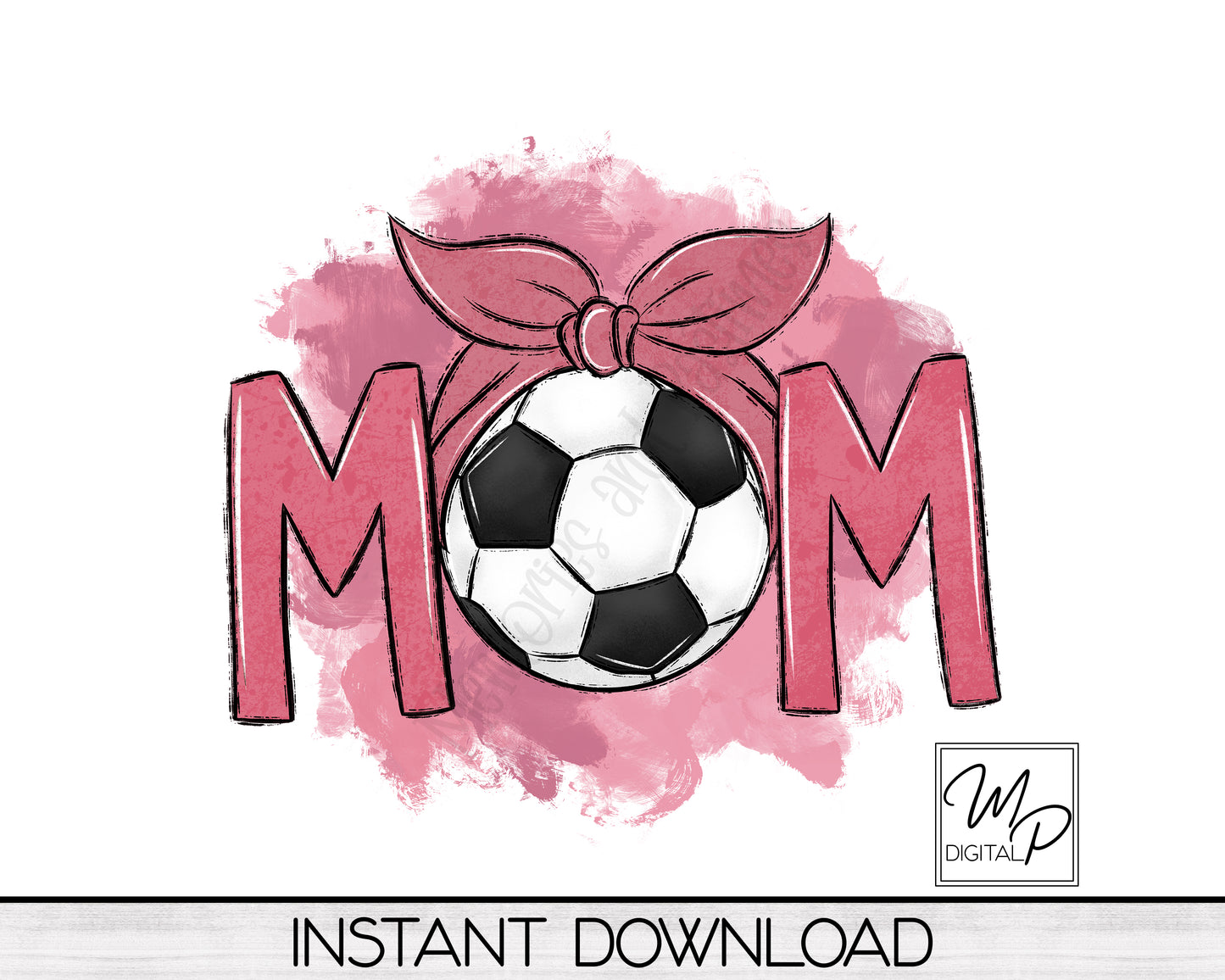 10 Colors Soccer Mom Sublimation Design PNG Digital Download - Tote Mug Tshirt Tea Towel Sublimation - Commercial Use