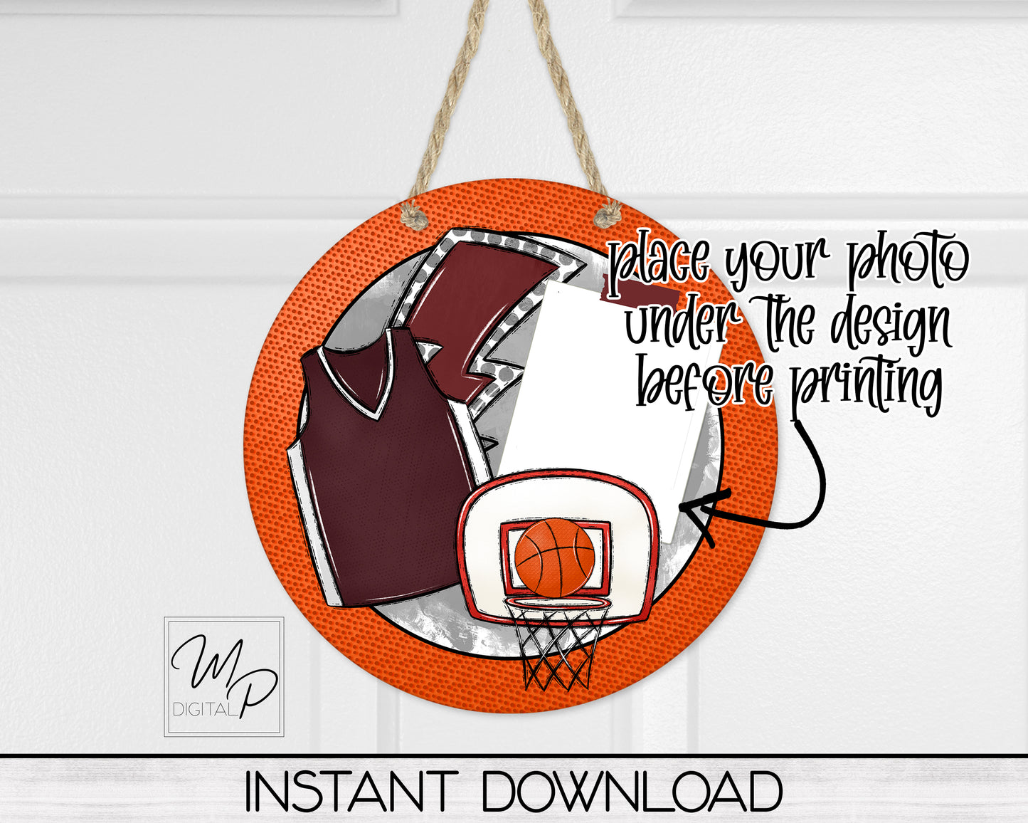 10 Colors Basketball PNG Digital Download for Sublimation of Ornaments, Wall Hanging, Keychains