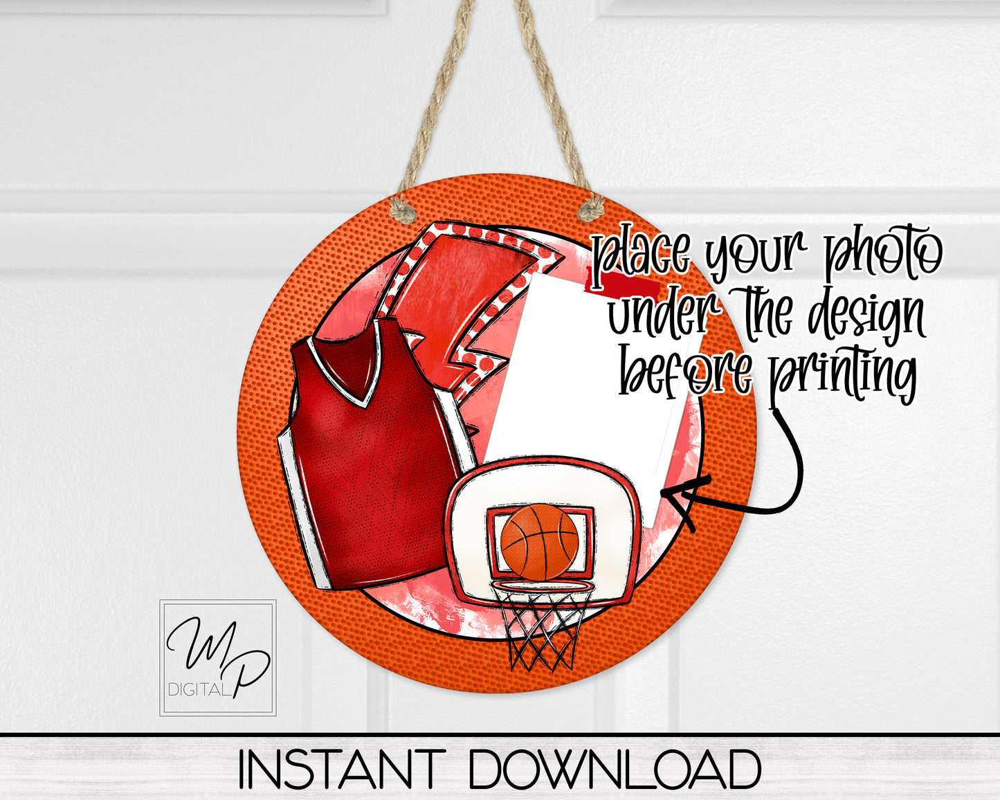 10 Colors Basketball PNG Digital Download for Sublimation of Ornaments, Wall Hanging, Keychains