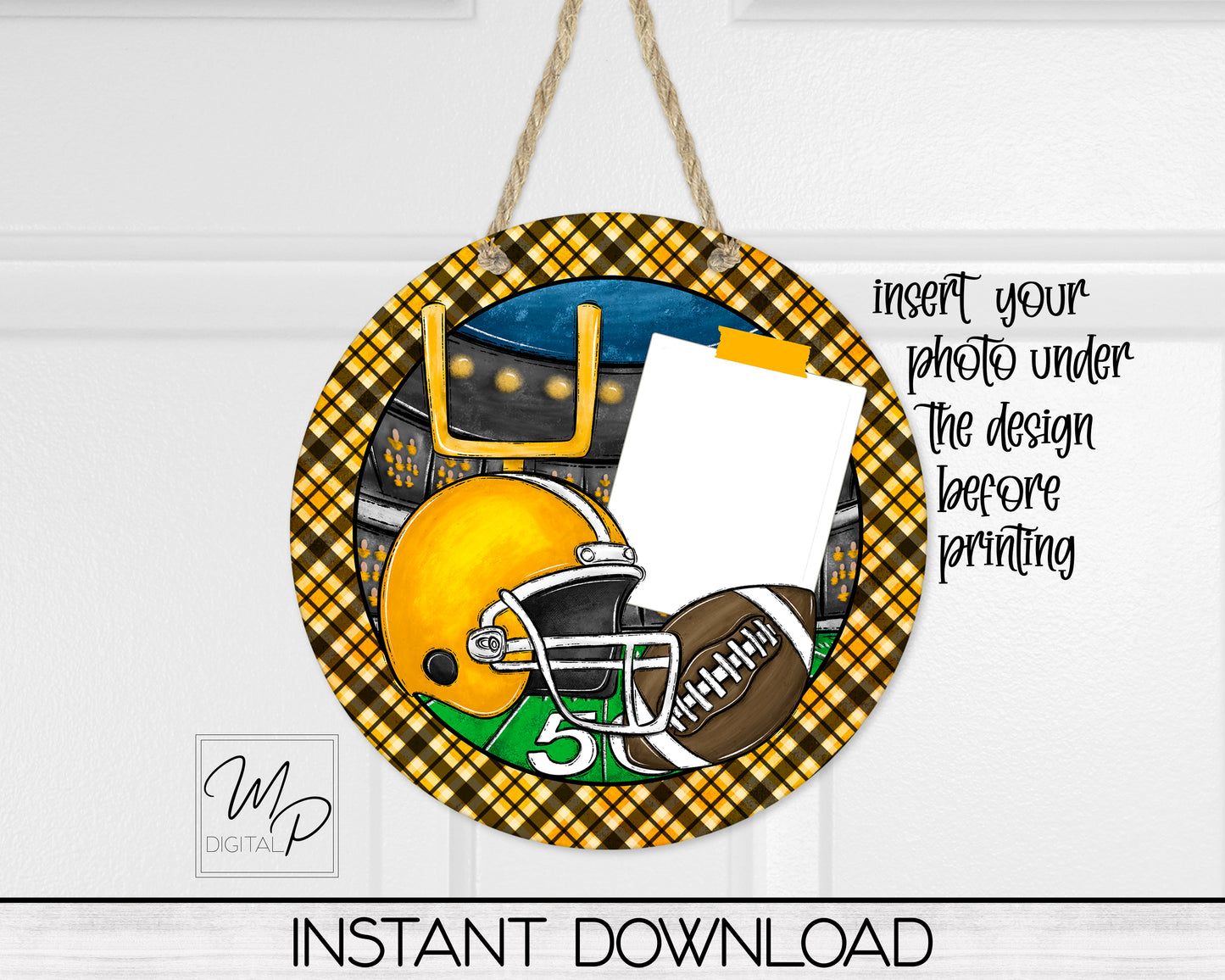 10 Colors Football PNG Digital Download for Sublimation of Ornaments, Wall Hanging, Keychains