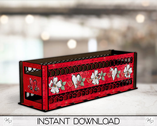 Ladybug Box PNG Sublimation Design, Centerpiece MDF Box Design Digital Download