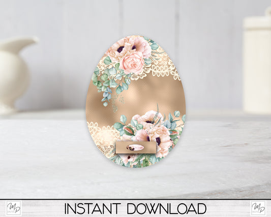 Easter Egg Stand PNG Bundle, Egg Holder Digital Download for Sublimation Blank Design