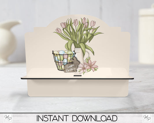Easter Cookbook / Tablet Stand PNG for Sublimation Design, Digital Download