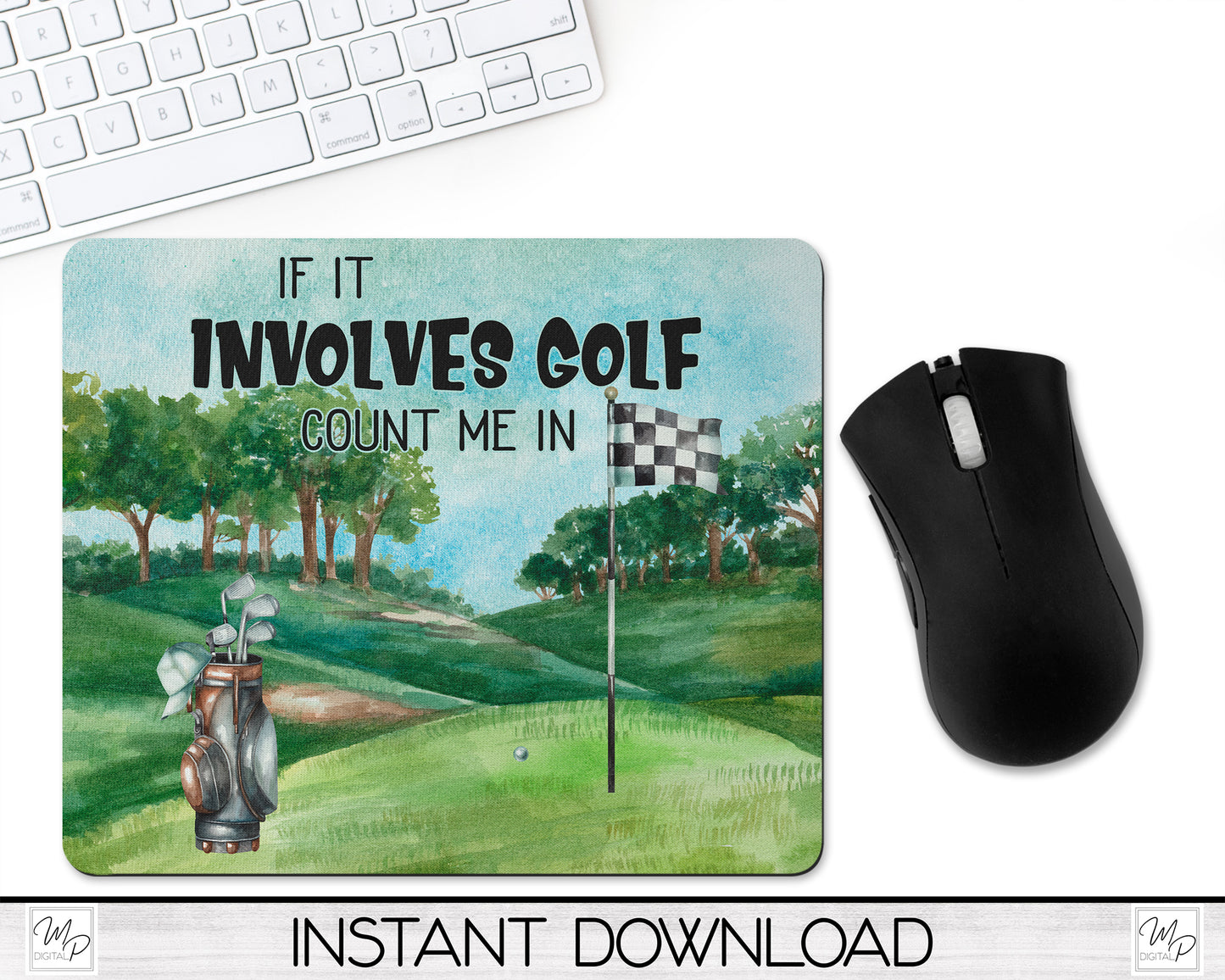 Funny Golf 20oz Skinny Tumbler PNG Sublimation Design, Tumbler Digital Download