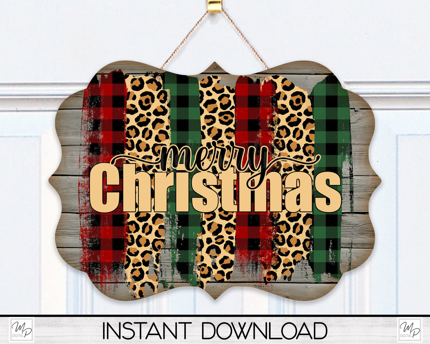 Christmas Benelux Ornament PNG for Sublimation, Leopard Print Merry Christmas Tree Ornament Design, Digital Download