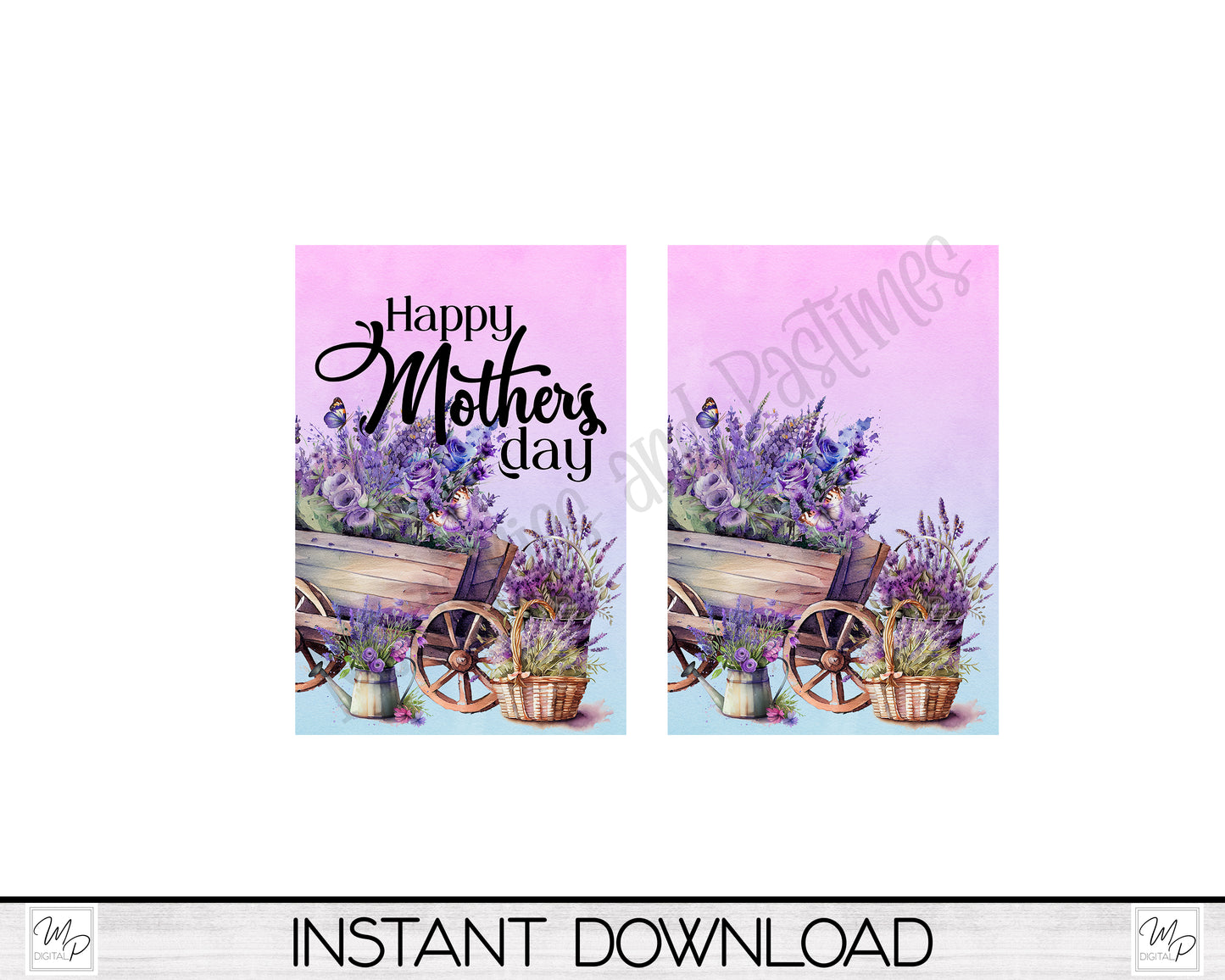 Mother's Day Garden Flag Design for Sublimation of Yard / Patio Flag, Digital Download