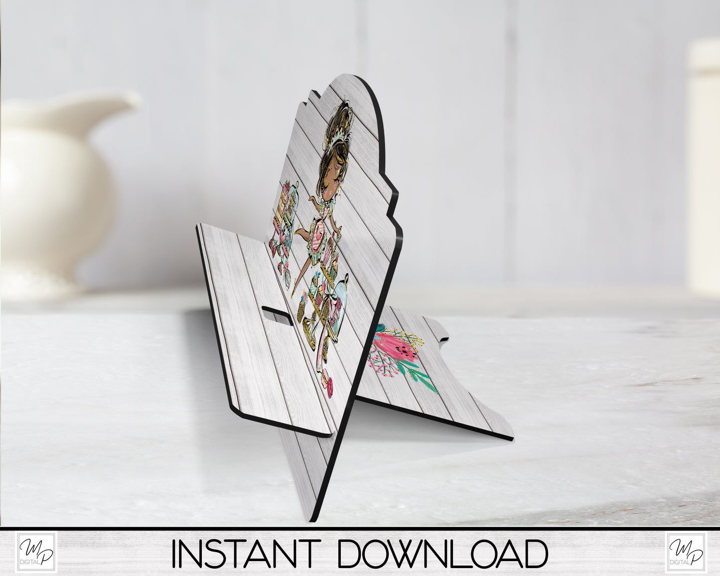 Baking Cookbook / Tablet Stand PNG for Sublimation Design, Five Designs, Digital Download