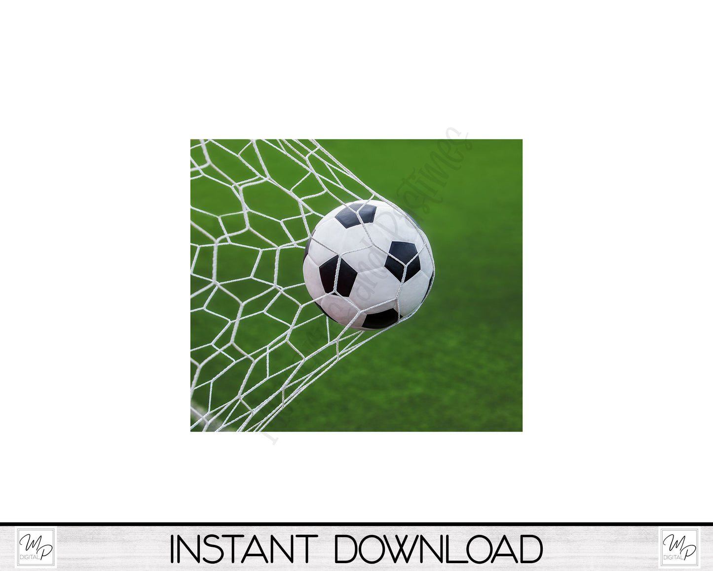 Soccer 20oz Skinny Tumbler PNG Sublimation Design, Sports Tumbler Digital Download