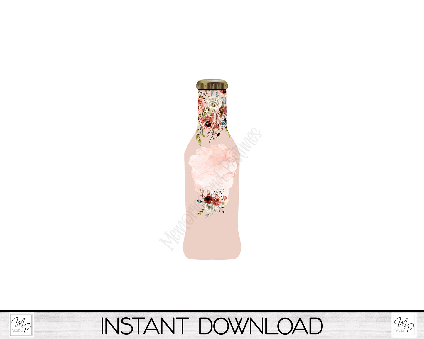 Floral Bottle Opener PNG Sublimation Bar Key Design Download