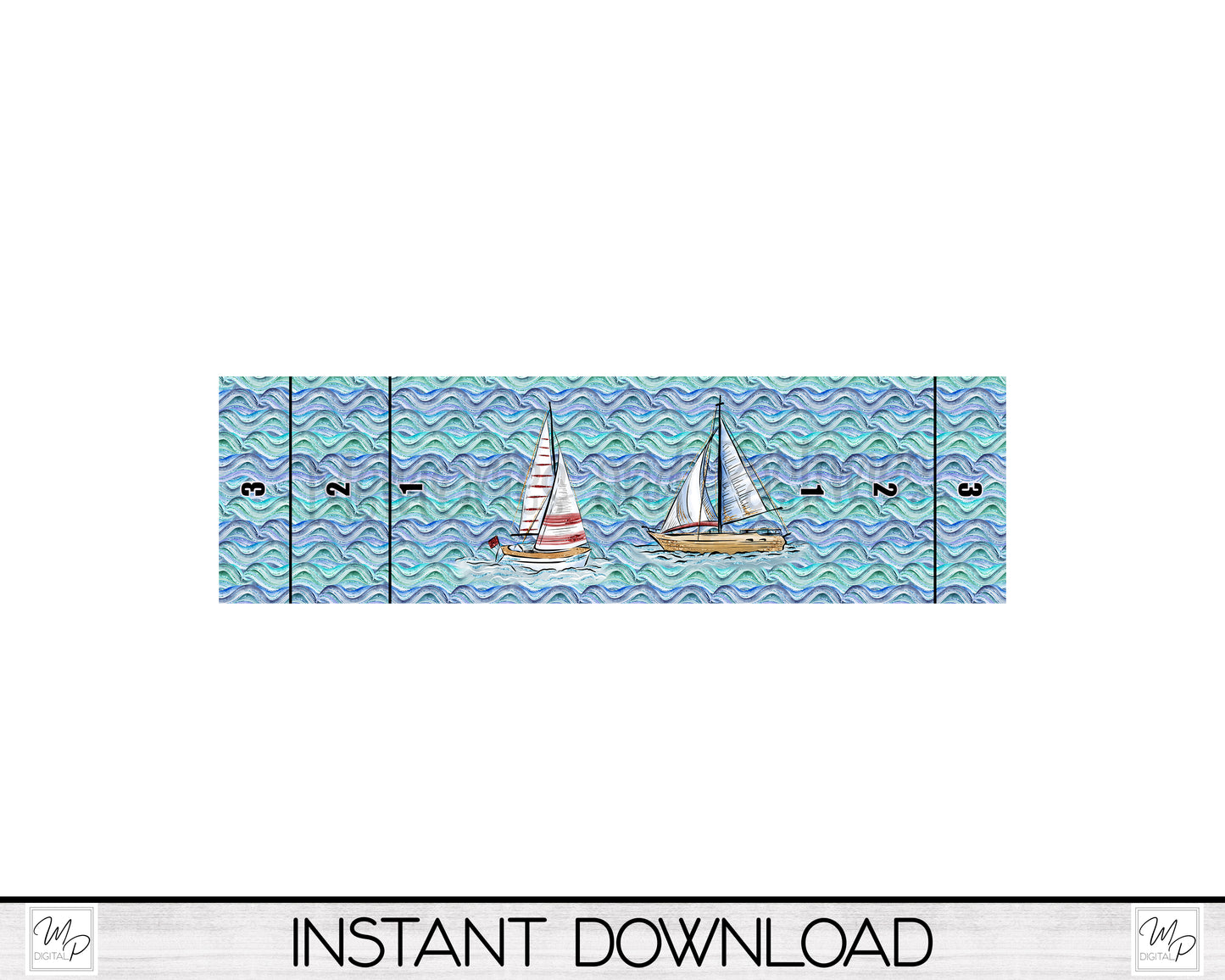 Nautical Shuffleboard Sublimation, PNG Digital Download