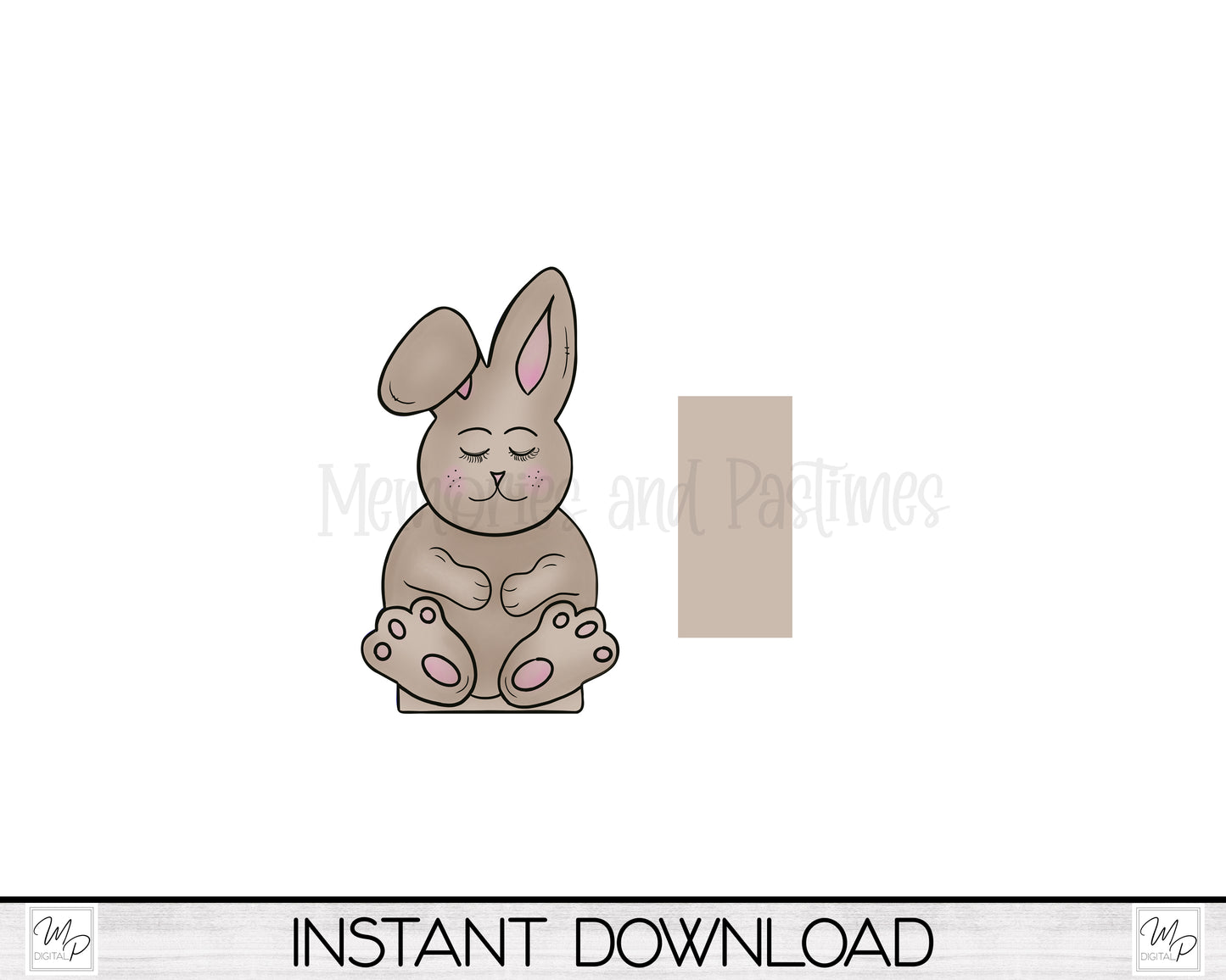 Bunny Easter Egg Stand PNG Bundle, Egg Holder Digital Download for Sublimation Blank Design