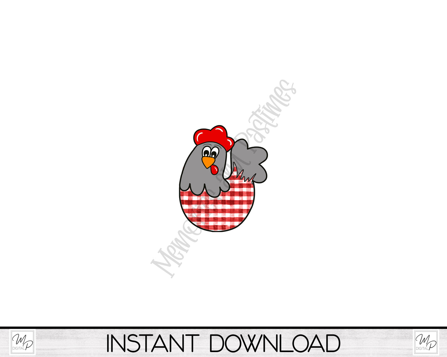 Chicken PNG Design for Sublimation, Digital Download