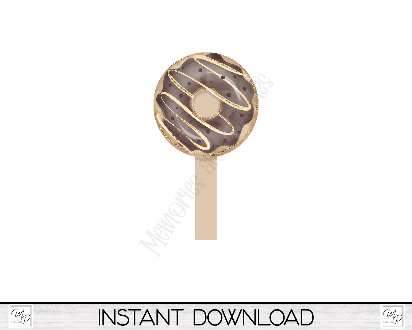 Donut Single Coffee Pod Holder PNG Sublimation Design, Digital Download